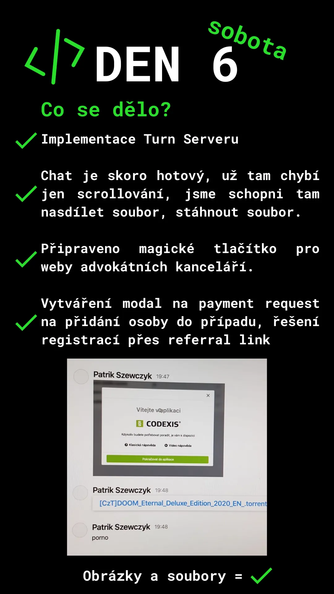 PROJECT X: 14ti denní hackathon