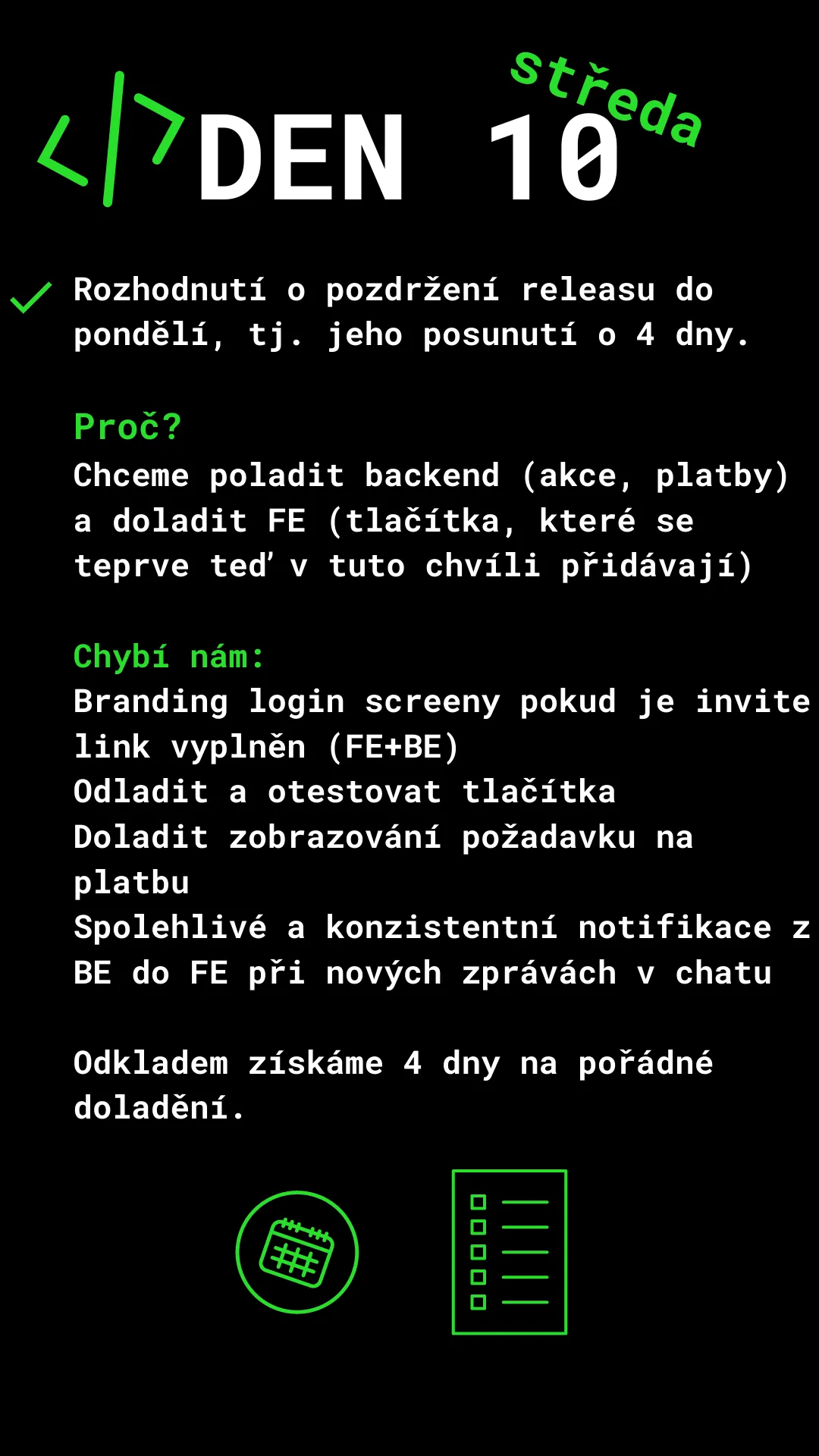 PROJECT X: 14ti denní hackathon