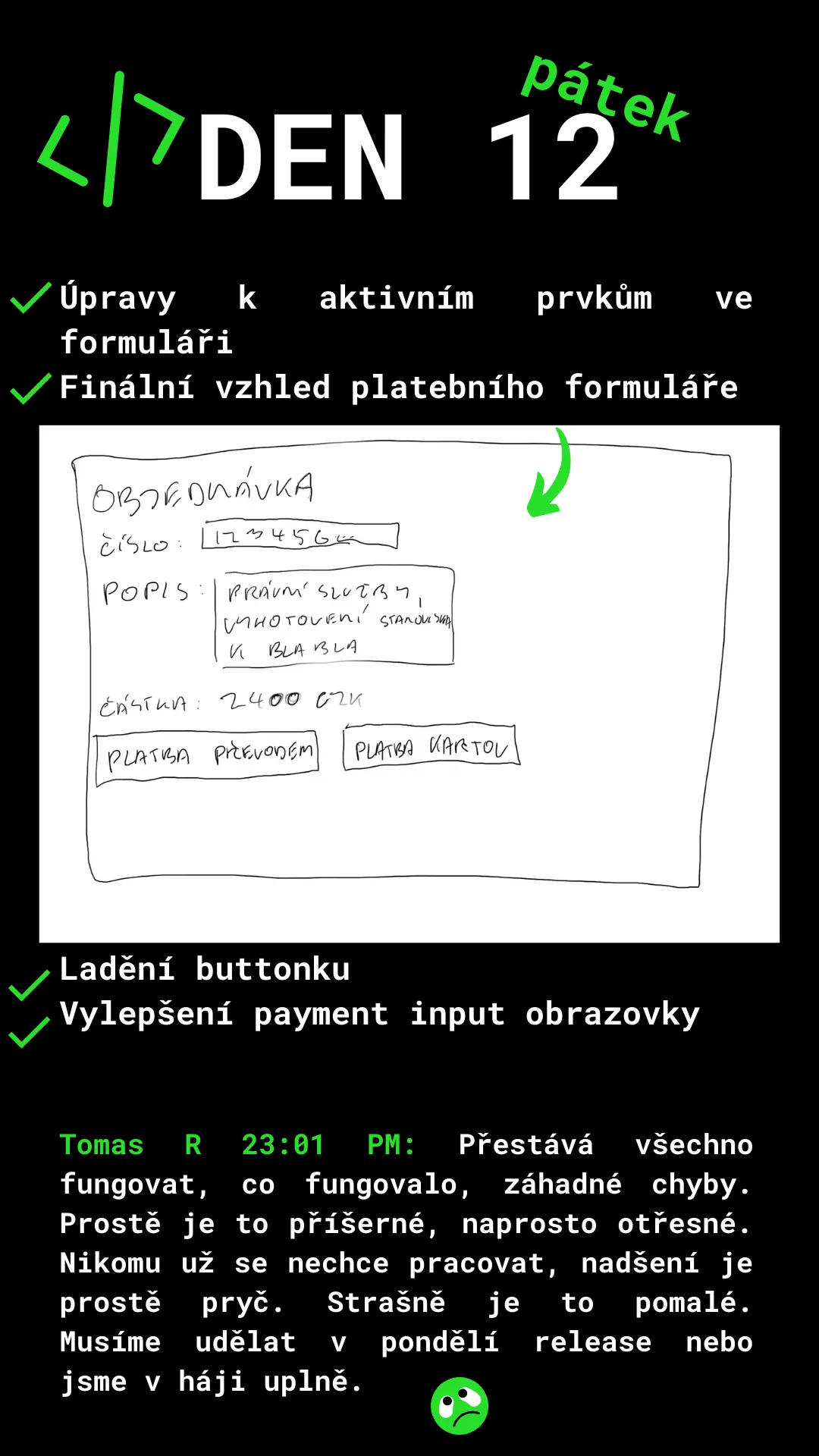 PROJECT X: 14ti denní hackathon