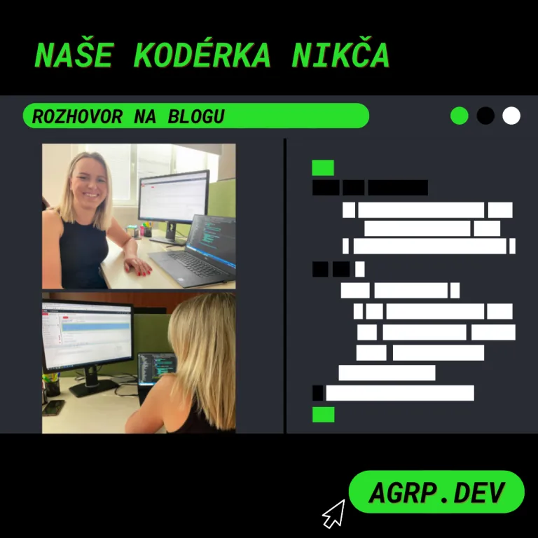 Poznej naši kodérku Nikču!
